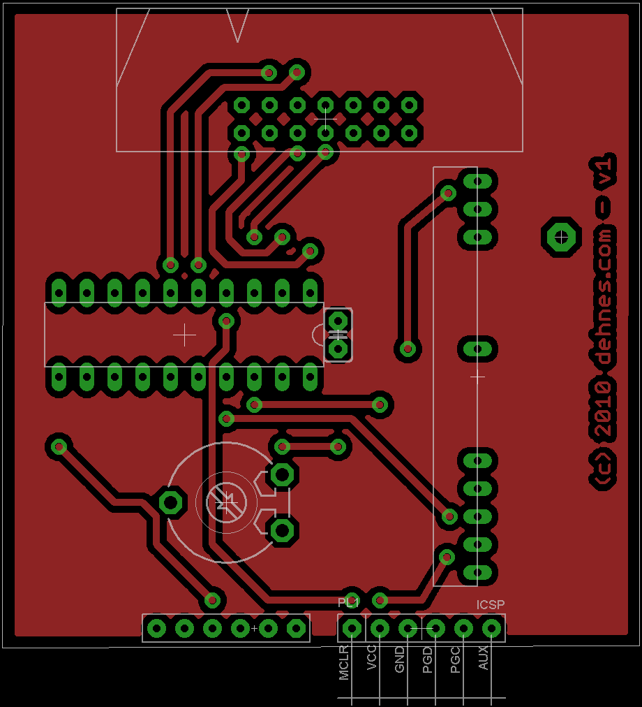 PCB design upper layer